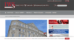 Desktop Screenshot of iws.org.pl