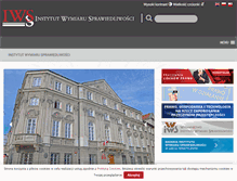 Tablet Screenshot of iws.org.pl